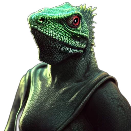 dragon, animal, creature, staff transparent PNG cut-out