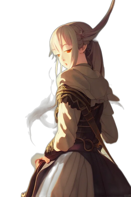 staff, sword, dress, dragon transparent PNG cut-out