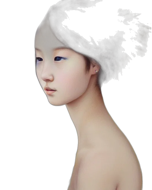 hat, face, crown, hair, photorealistic, oil painting, fantasy art, concept art transparent PNG cut-out