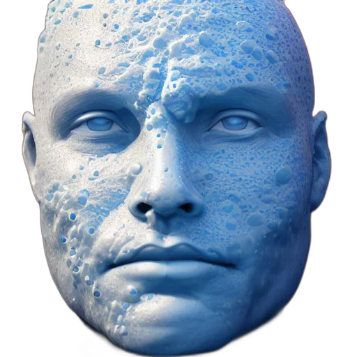 mask, face, creature, robot, photorealistic, 3d render, concept art, fantasy art transparent PNG cut-out