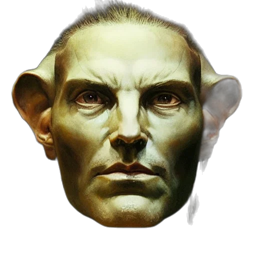mask, face, creature, staff transparent PNG cut-out