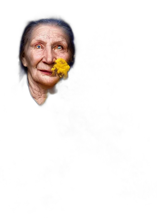 face, flower, mask, staff transparent PNG cut-out