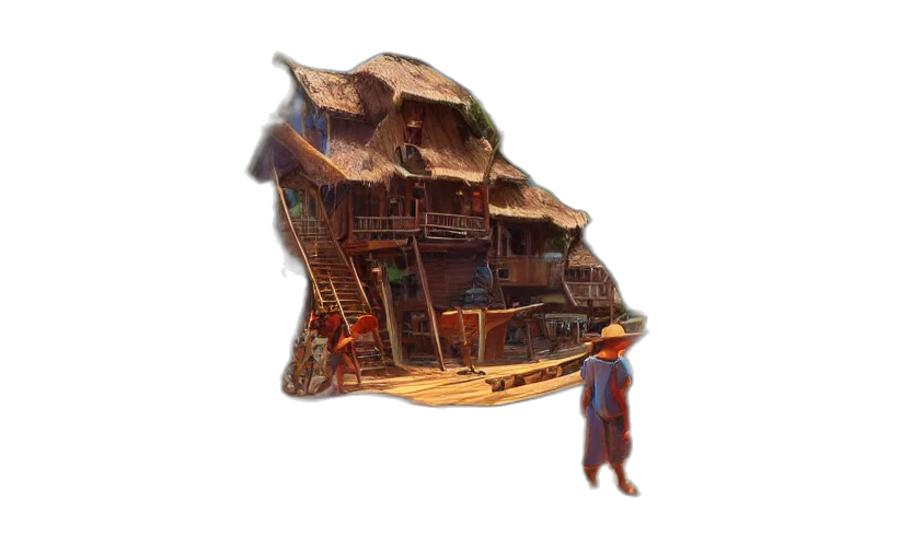 hat, mask, building, umbrella transparent PNG cut-out
