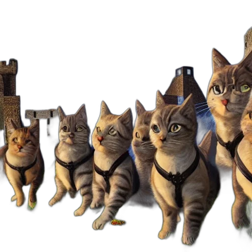 staff, concept art, 3d render, fantasy art, pixel art, line, cats, all transparent PNG cut-out
