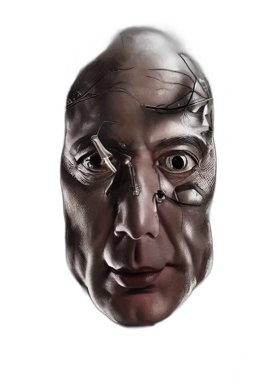 mask, face, creature, robot transparent PNG cut-out