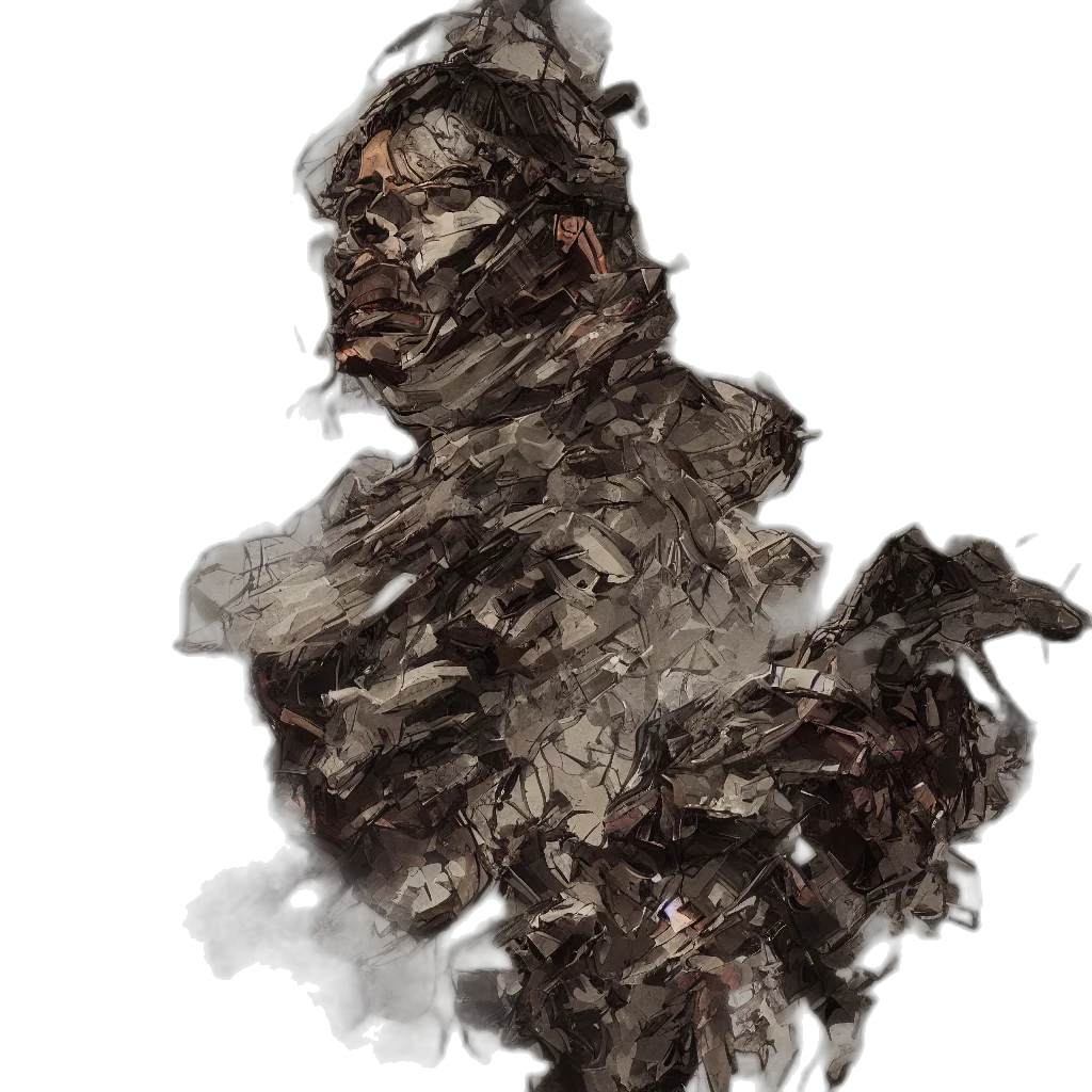 hair, mask, face, dress transparent PNG cut-out