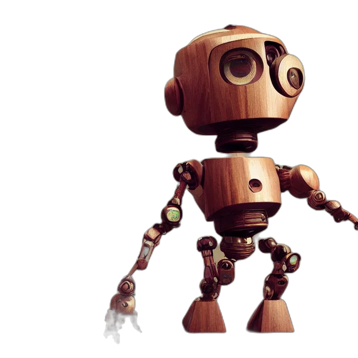 robot, creature, 3d render, concept art transparent PNG cut-out