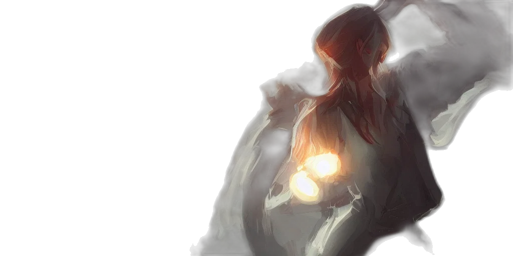 concept art, watercolor, fantasy art, comic book art, fire, fog, neon lights, outer space transparent PNG cut-out