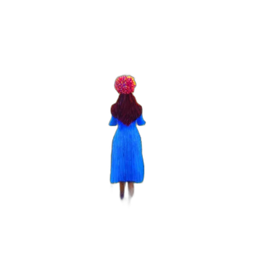 dress, hat, crown, umbrella, 3d render, pixel art, concept art, vaporwave transparent PNG cut-out