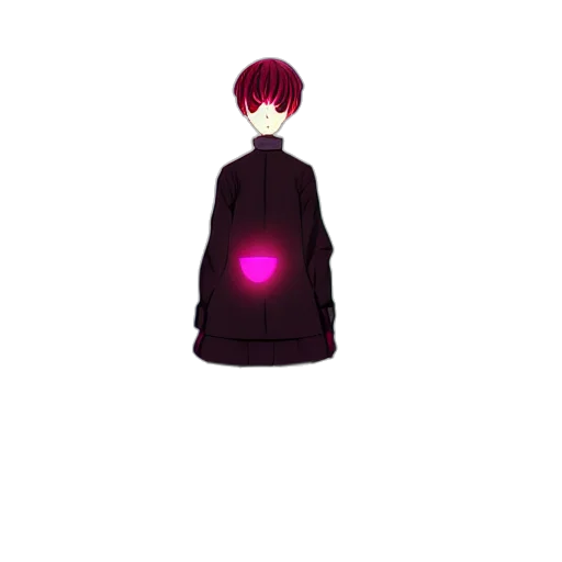 dress, jacket, staff, mask, pixel art, concept art, 3d render, anime transparent PNG cut-out