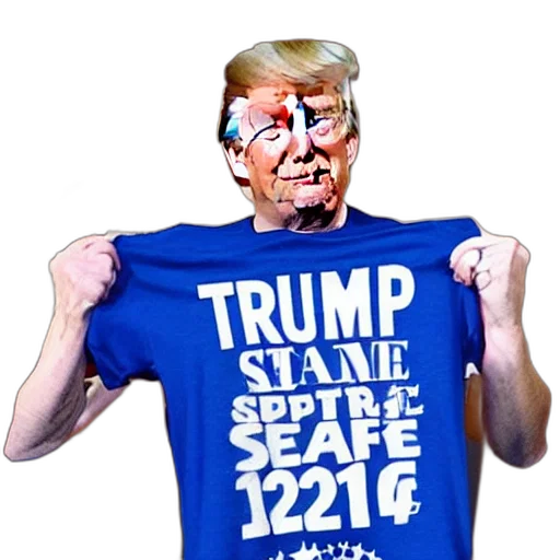 staff, trump, wearing, superme transparent PNG cut-out
