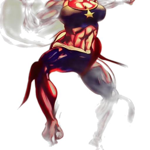 concept art, comic book art, fantasy art, pixel art, red, most, strongest, pose transparent PNG cut-out