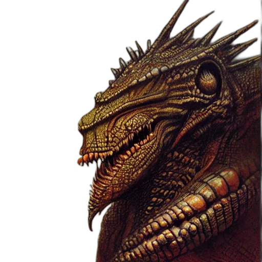 dragon, creature, animal, face transparent PNG cut-out