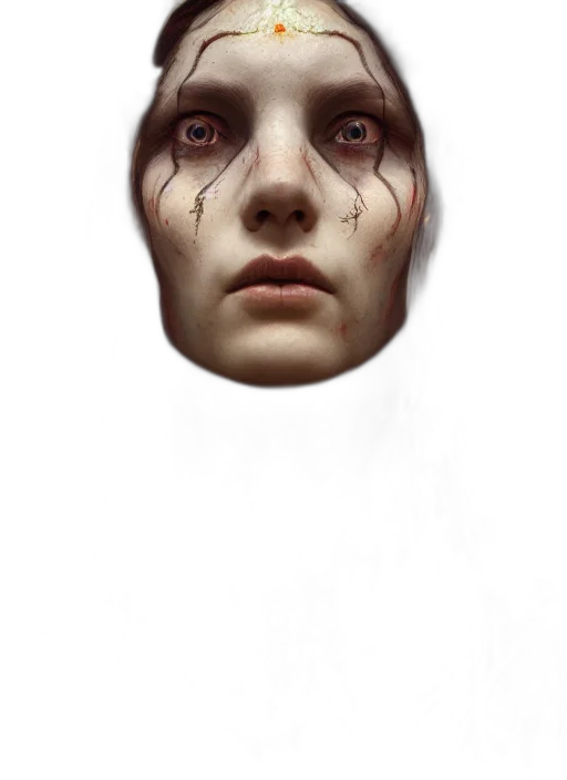 face, mask, creature, robot transparent PNG cut-out