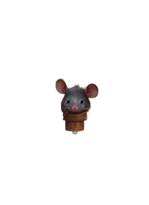 animal, creature, hat, crown, 3d render, concept art, pixel art, photorealistic transparent PNG cut-out