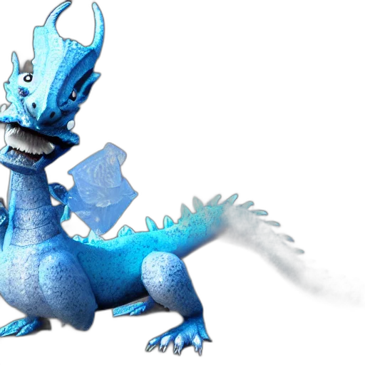 dragon, animal, creature, staff transparent PNG cut-out