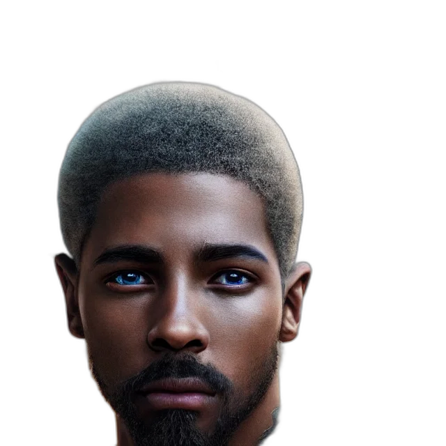 face, hair, crown, mask, photorealistic, cyberpunk, concept art, 3d render transparent PNG cut-out
