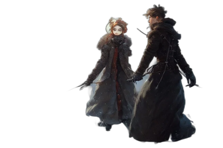 staff, jacket, sword, weapon transparent PNG cut-out