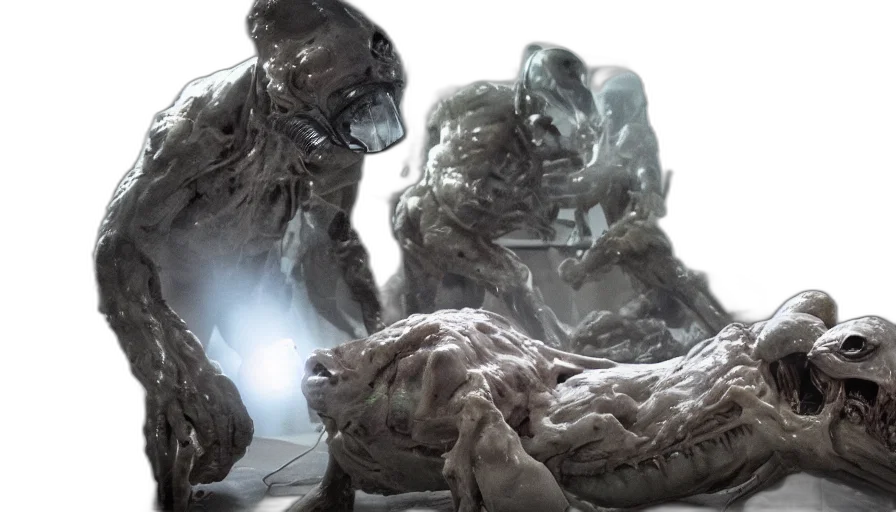 creature, concept art, fog, outer space, underwater, big, budget, science transparent PNG cut-out