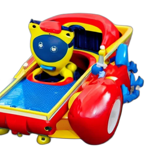 car, robot, weapon, 3d render transparent PNG cut-out