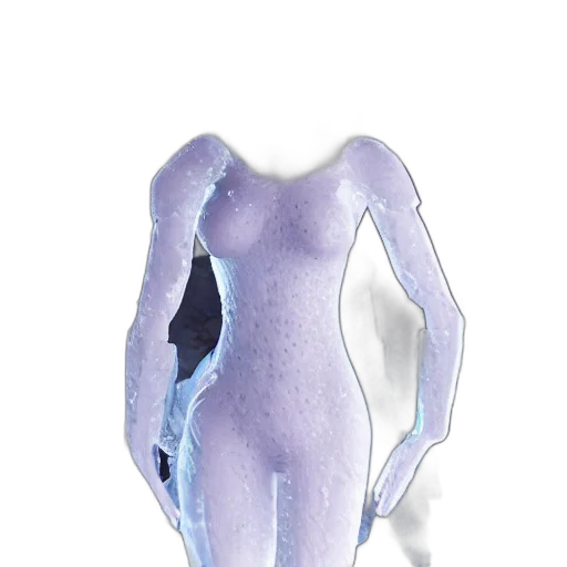 dress, mask, jacket, creature, 3d render, concept art, vaporwave, pastel transparent PNG cut-out