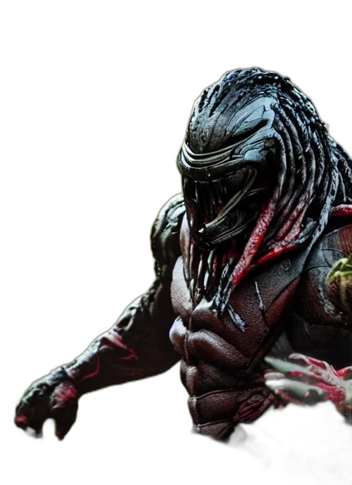 creature, concept art, 3d render, predator transparent PNG cut-out