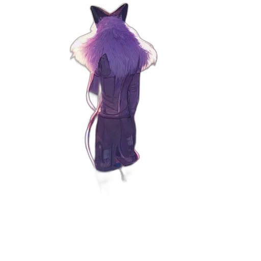 dress, creature, staff, hair, watercolor, anime, concept art, pixel art transparent PNG cut-out