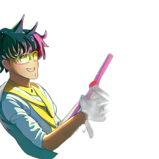 staff, weapon, sword, vaporwave transparent PNG cut-out