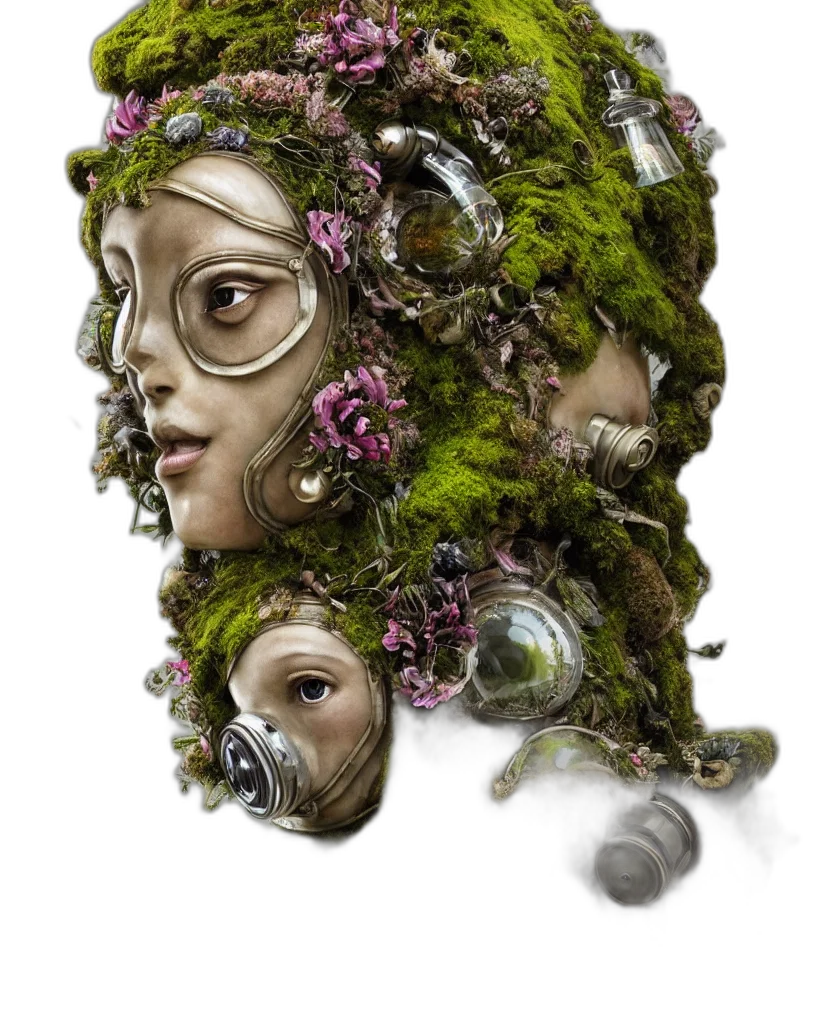 mask, face, crown, hair transparent PNG cut-out