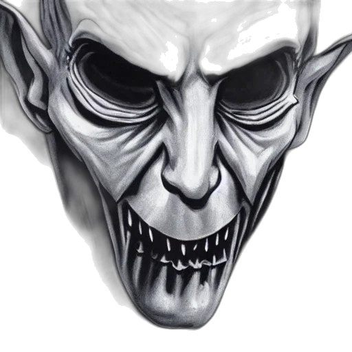 mask, face, creature, concept art transparent PNG cut-out