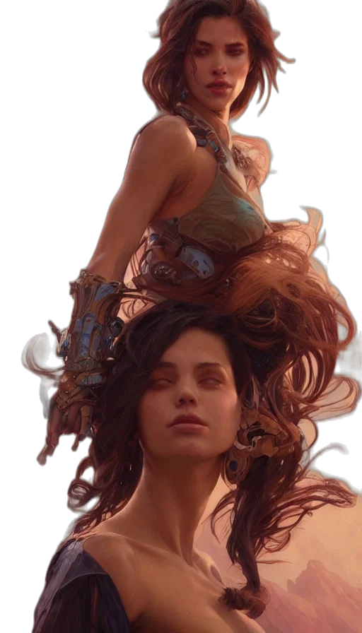 hair, dress, crown, jewelry transparent PNG cut-out