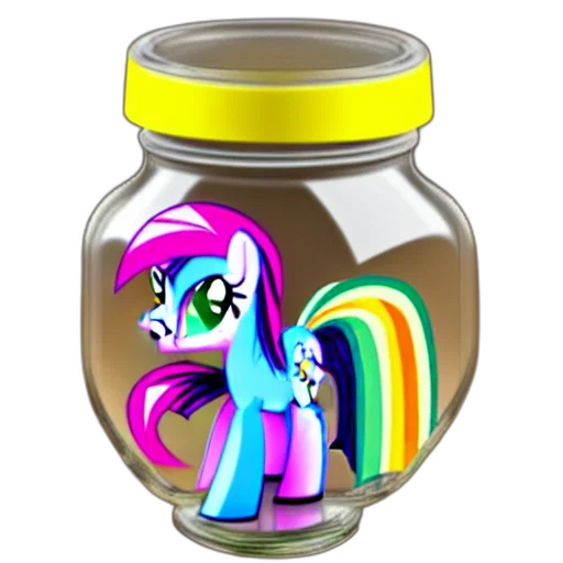 bottle, pixel art, 3d render, cartoon transparent PNG cut-out