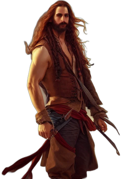 sword, fantasy art, concept art, photorealistic, comic book art, portrait, painting, years transparent PNG cut-out