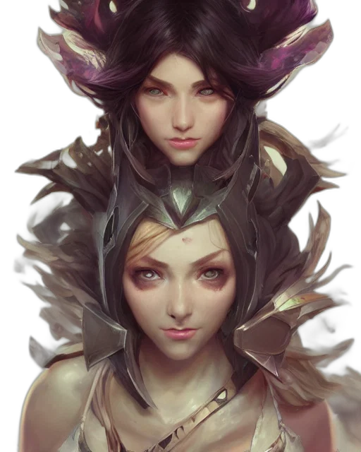 face, crown, mask, dragon, fantasy art, concept art, photorealistic, anime transparent PNG cut-out