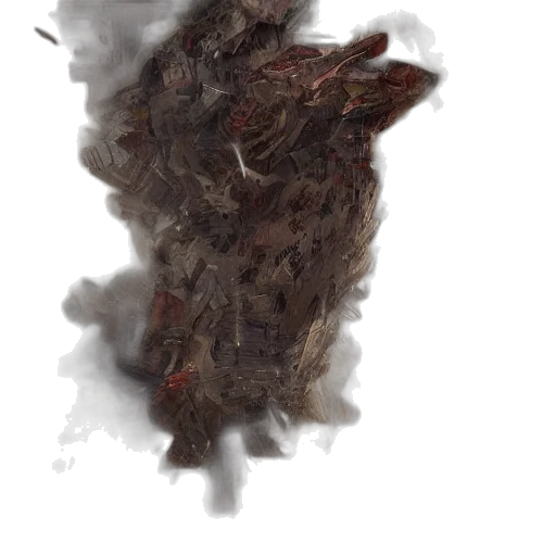 dragon, hair, creature, mask transparent PNG cut-out