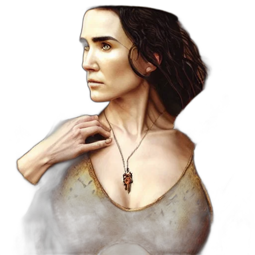 jewelry, dress, face, dragon transparent PNG cut-out