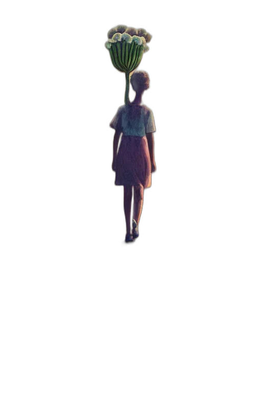 umbrella, tree, hat, dress transparent PNG cut-out