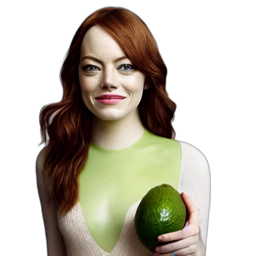 dress, food, face, photorealistic, concept art, 3d render, green, emma transparent PNG cut-out