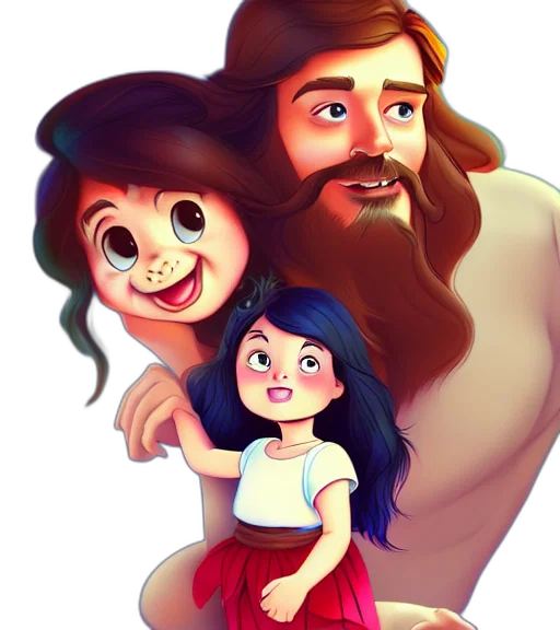 cartoon, concept art, fantasy art, watercolor transparent PNG cut-out