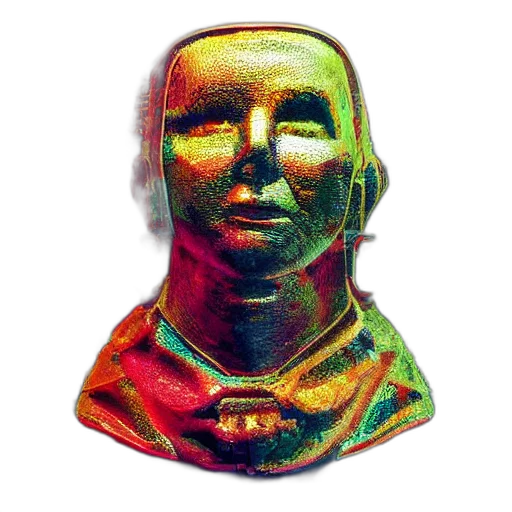 mask, face, jewelry, crown, 3d render, rules transparent PNG cut-out