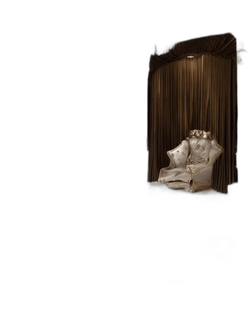 furniture, crown, dress, mask transparent PNG cut-out