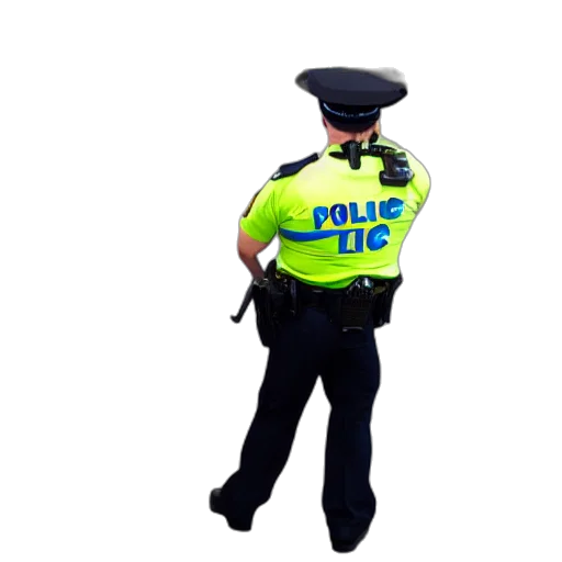 staff, weapon, jacket, police transparent PNG cut-out