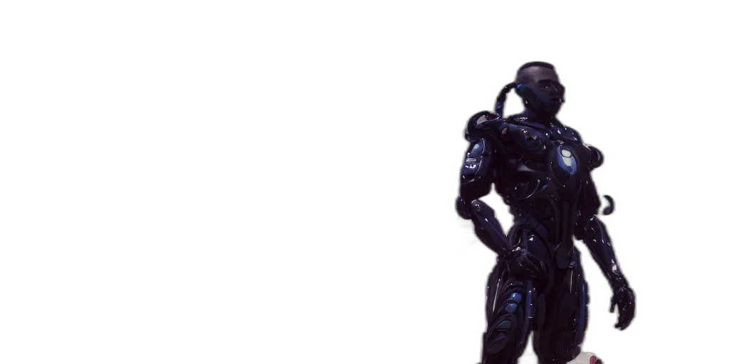 robot, weapon, creature, staff transparent PNG cut-out