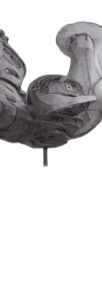 umbrella, hat, crown, hair, photorealistic, 3d render, concept art, fog transparent PNG cut-out