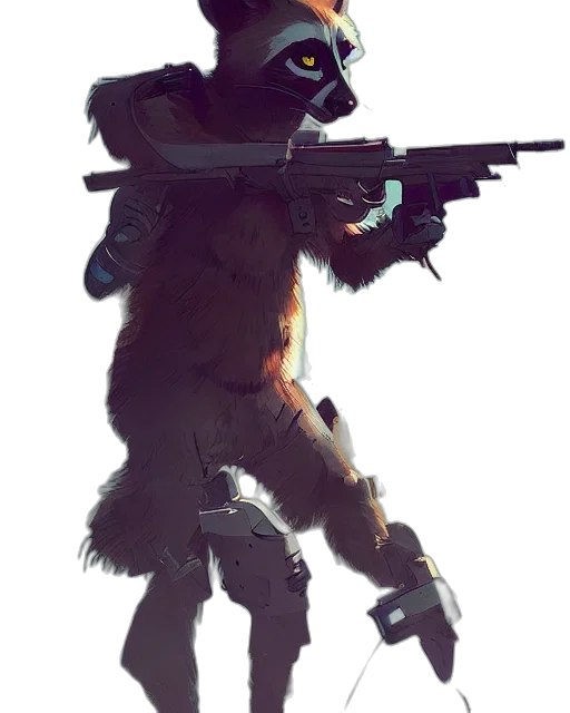 animal, weapon, creature, staff transparent PNG cut-out