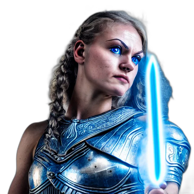 sword, staff, fantasy art, photorealistic, concept art, comic book art, photo, valkyrie transparent PNG cut-out