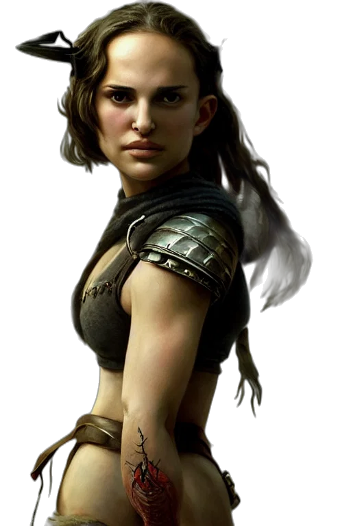 face, staff, sword, weapon transparent PNG cut-out