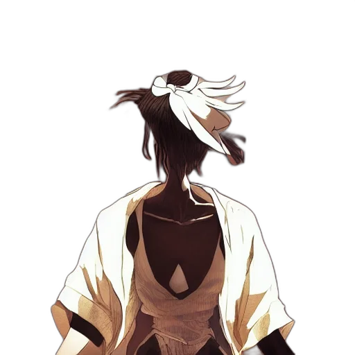 dress, jacket, staff, crown, concept art, watercolor, fantasy art, anime transparent PNG cut-out