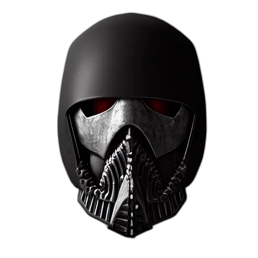 mask, concept art, 3d render, photorealistic transparent PNG cut-out