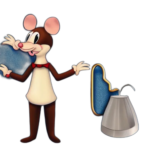 concept art, 3d render, cartoon, anthropomorphic, mouse, caught, enormous, trap transparent PNG cut-out